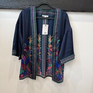 Printed  Kimono Jacket